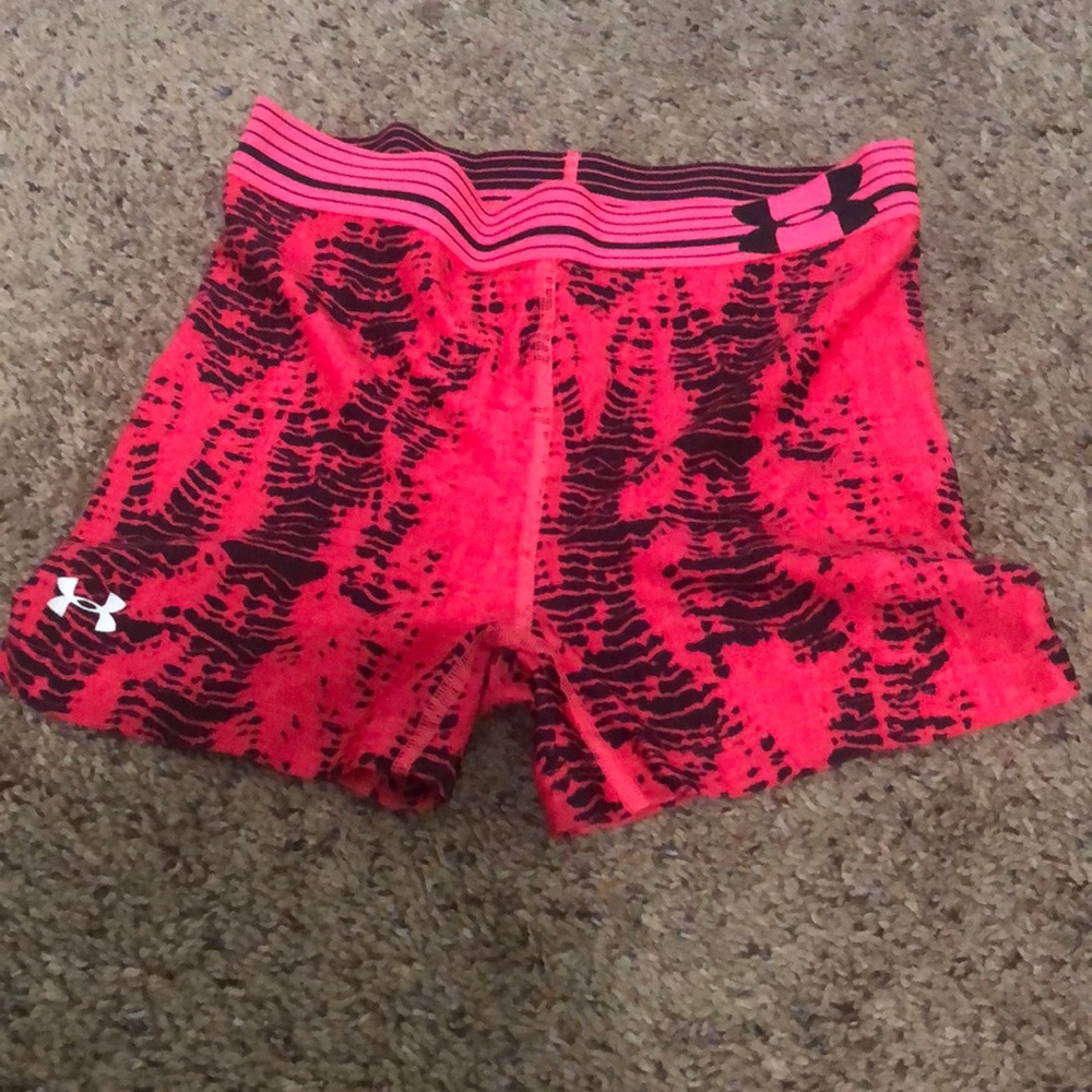Under armor compression shorts!